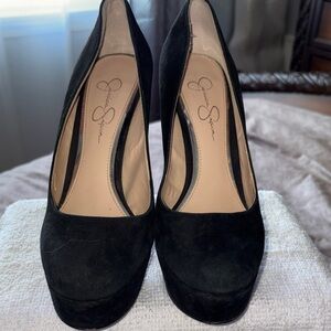 Jessica Simpson Black Suede Women's Pumps